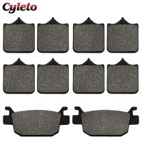 Cyleto Motorcycle front and rear brake pads for Benelli TRK502 TRK502X TRK 502 Leoncino 500 BJ500 BJ500GS-A BJ 500