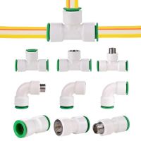 PPR Fittings Joint Quick Adapter for Garden Irrigation House Decoration Water Pipe Tube Hot Melt Free Connector Tee Elbow Direct Watering Systems  Gar