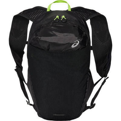 ASICS :  BACK PACK 10L UNISEX RUNNING อุปกรณ์กีฬา ชายหญิง อุปกรณ์กีฬา กระเป๋า ของแท้  PERFORMANCE BLACK/HAZARD GREEN