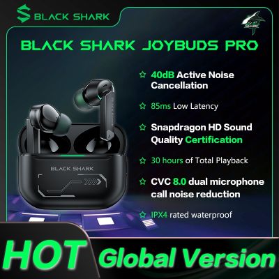 ♞ Black Shark JoyBuds Pro ANC TWS Earphones Ultra-low Latency 14.2mm Driver Dual-mic Bluetooth 5.2 Fast Charge Gaming Earbuds