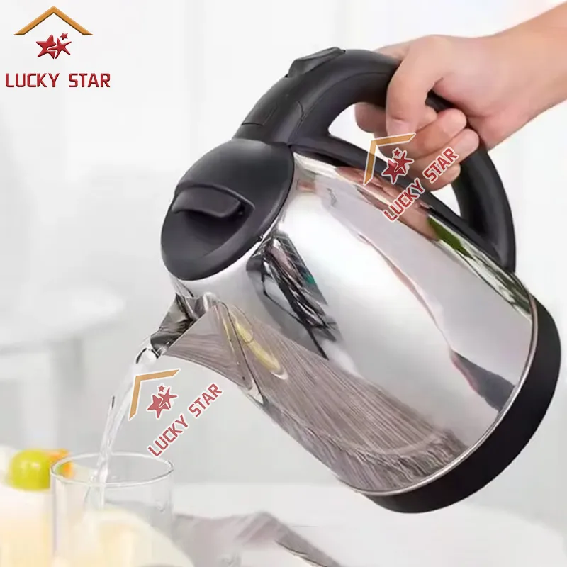 1pc 2l Electric Stainless Steel Quick Boiling Water Kettle For Household