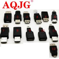 OTG USB 2.0 A Male Ke Female Micro USB Micro-b Mini-b Changer Adaptor Konverter Data Kualitas Tinggi