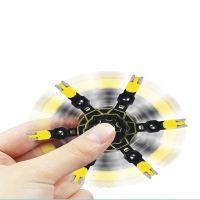 Fingertip Mechanical Gyro Decompression Deformation Chain Mech Versatile Spinning Gyro DIY Creative Toy