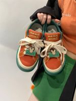 ✁ Pull back trendy spring and autumn niche shoes womens ins tide all-match super hot canvas shoes casual retro original design skate shoes