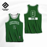 BOSTON CELTICS TATUM BROWN IRVING SMART SCHRODER NBA 2022 FULL SUBLIMATED JERSEY