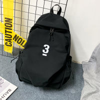 Solid Color Fashion Man Backpack Nylon Waterproof School Bags For Boys Large Capacity Travel Backpacks