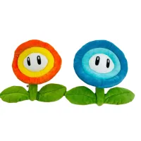 ใหม่ Super Mario Mario Orange Flaming Flower Blue Ice Flower Sunflower จำลองการตกแต่งตุ๊กตาตุ๊กตา