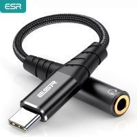 [Hot A] หูฟัง USB ESR C ถึง3.5Mm AUX ประเภท C 3.5สายออดิโออะแดปเตอร์เชื่อมหูฟังสำหรับ iPad Pro 11สำหรับซัมซุงโน้ตตัวแปลง20หูฟัง AUX