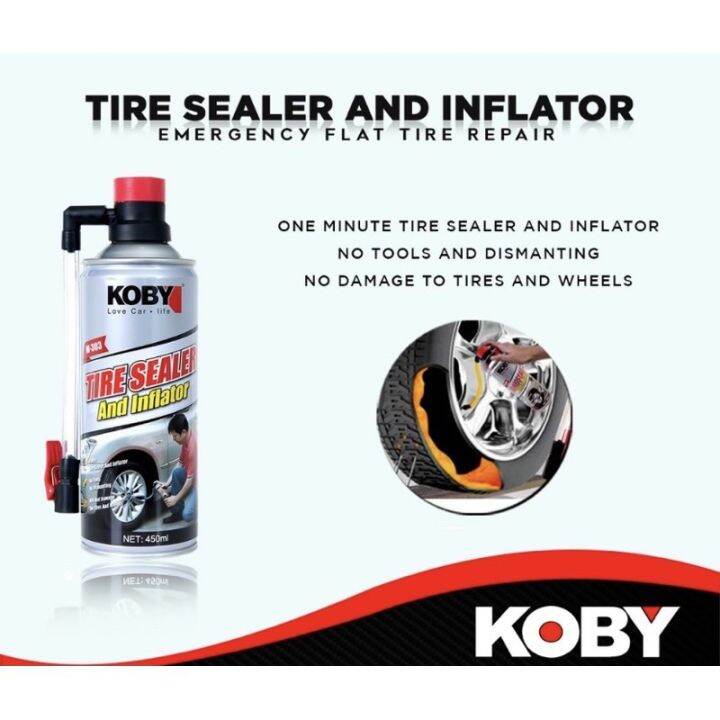 Motorcycle Parts Accessories Motors Car Koby Tire Sealer And Inflator ...