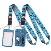 LT31 Funny Movie Pulp Fiction Keychain Ribbon Lanyards for Keys ID Card Phone Straps Hanging Rope Lariat Students Badge Holder Key Chains