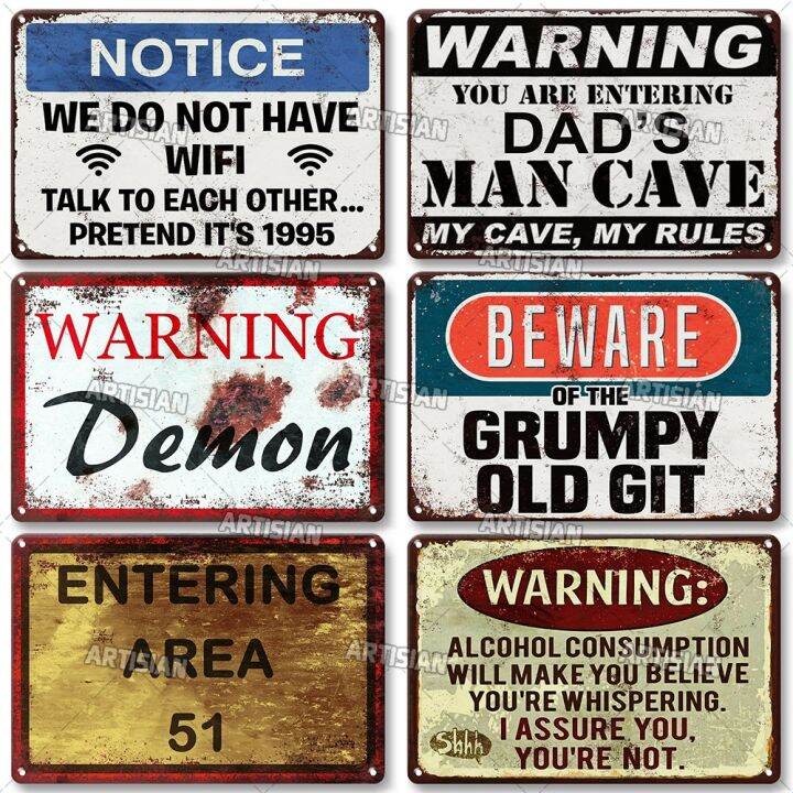 rusty-caution-metal-tin-sign-retro-decorative-plate-warning-metal-signs-garage-bar-studio-wall-decor-signs-beware-metal-plaque