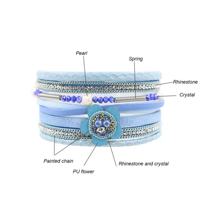 cw-strathspey-2017-new-fashion-multilayer-rhinestone-leather-bangle-magnetic-jewelry-pulseira