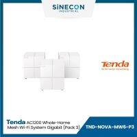 Tenda เทนด้า รุ่น NOVA-MW6-P3 อุปรณ์ขยายสัญญาณ AC1200 Whole-home Mesh WiFi System Gigabit Pack3