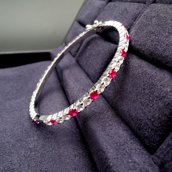 top-quality-created-ruby-diamond-gemstone-cut-bangle-bracelet-silver-925-color-wedding-jewelry-for-women-gift-wholesale