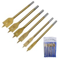 6PCS Woodworking Flat เจาะ Woodworking Bit Hexagon Woodworking Hole Opener Set Flat Drill Bits With 1/4 Inches Shank