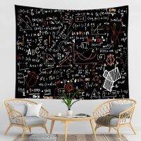 Mathematical Tapestry Geometry Formula Tapestries Equation Posters Wall Banner Wall Stickers Classroom Home Decor