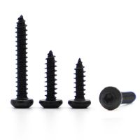 M3 M4 5M M6 Pan Head Hexagon Socket Self Tapping Screws Round Button Head Hex Self-tapping Screw 8.8 High Strength Carbon Steel Screw Nut Drivers