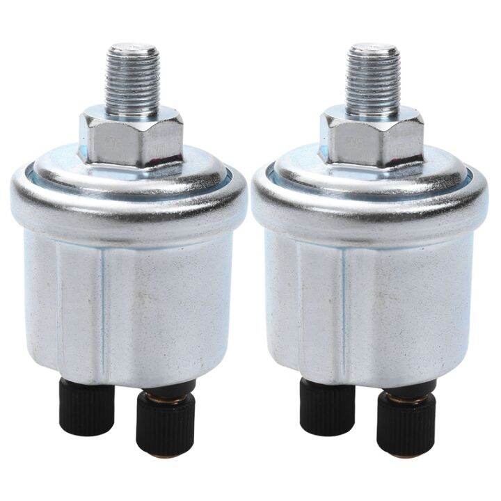 2x Vdo Oil Pressure Sensor 0 To 10 Bars 1 8 Npt Generator Part 10mm 