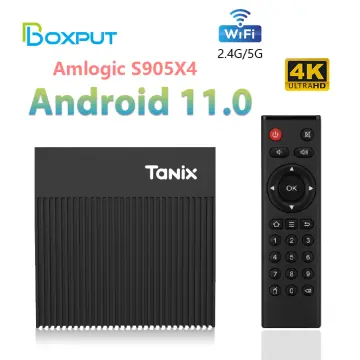 VONTAR X4 Smart TV Box Android 11 Amlogic S905X4 Max 4GB 128GB 1000M Dual  Wifi 4K 60fps AV1 Media Player 32GB 64GB Set Top Box