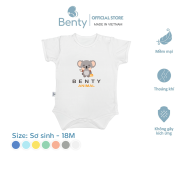 Body chíp cotton cao cấp in hình BENTY BT017 size sơ sinh newborn đến 18