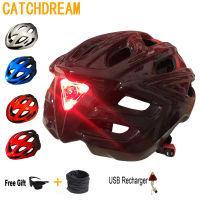 CATCHDREAM MTB Bicycle Helmet Ultralight Integrally-molded EPS+PC Bike Road Mountain MTB Cycling Helmet 56-62 cm