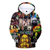 3Dผู้ชายชุดBob Marley HoodiesตลกSweatsuit Zipper Hoodiesขนาดใหญ่Sweatshirtผู้หญิงส่วนบุคคลStreetwear