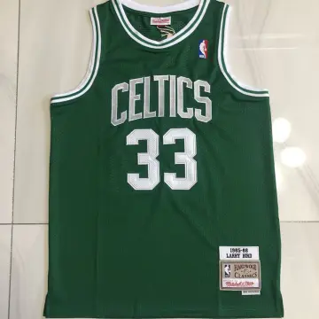 Larry Bird #33 Boston Celtics Hardwood Classics Men's White Jersey