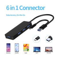 【2023】 liaoxian3105992120 อะแดปเตอร์สำหรับแล็ปท็อปพีซีความเร็วสูง USB 3.0 Hub ภายนอก4พอร์ตอะแดปเตอร์ S Plitter USB Expander อุปกรณ์คอมพิวเตอร์ X6HA