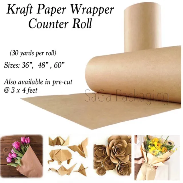 Kraft Paper Counter Roll/Wrap (80gsm) Lazada PH
