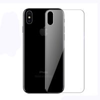 hot【DT】 Transparent Back Film Tempered Glass iPhone 13 12 max mini XS MAX X 8 7 XR Protector glass