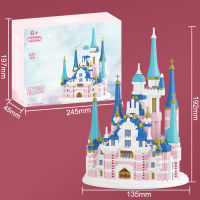 Balody M2026 Pink Princess Fantasy Castle Nano Building Block Set 1300 Pieces