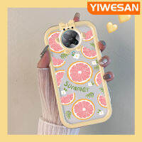 YIWESAN เคสสำหรับ Xiaomi Poco F2โปรเรดมี่ K30โปรซูมได้ลายการ์ตูนน่ารักสีชมพูฤดูร้อนมะนาวมีขอบเคสโทรศัพท์โปร่งใสเคสกันกระแทกกันกระแทกลายสัตว์ประหลาดตัวเล็กๆเลนส์กล้องถ่ายรูป