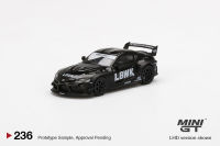 Mini GT  (1:64)  LB WORKS Toyota GR Supra Glossy Black + Matt Black (China Exclusive Edition)  &amp;gt;no.236&amp;lt;