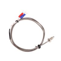 【✲High Quality✲】 lihaoran M6โพรบสกรูหัว K ประเภท Thermocouple 1เมตรเซ็นเซอร์อุณหภูมิใช้ในอุตสาหกรรมสายเคเบิล