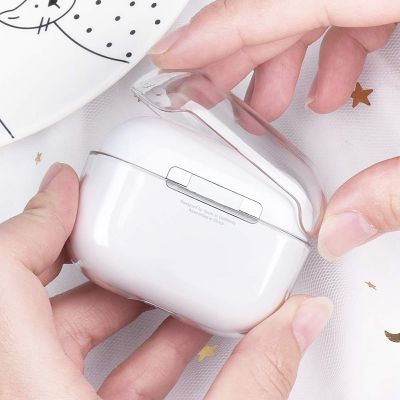Hard Clear Case for AirPods Pro Earphone Cover Cases for Air Pod 1/2/3/Pro (AirPods Not Included) Headphones Accessories