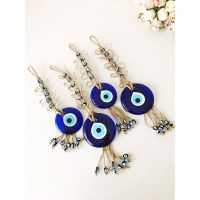 [Foocome]Evil Eye Wall Hanging Macrame Wall Hanging Blue Evil Eye Large Evil Eye Wall Hanging Evil Eye Bead Evil Eye Home Decor Room Car