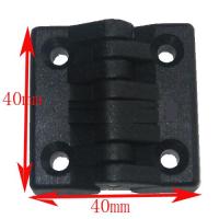 【LZ】qby5bf nylon Closet Cabinet Door Butt Hinge Black 40x40mm hinge for co2 laser engraving and cutting machine