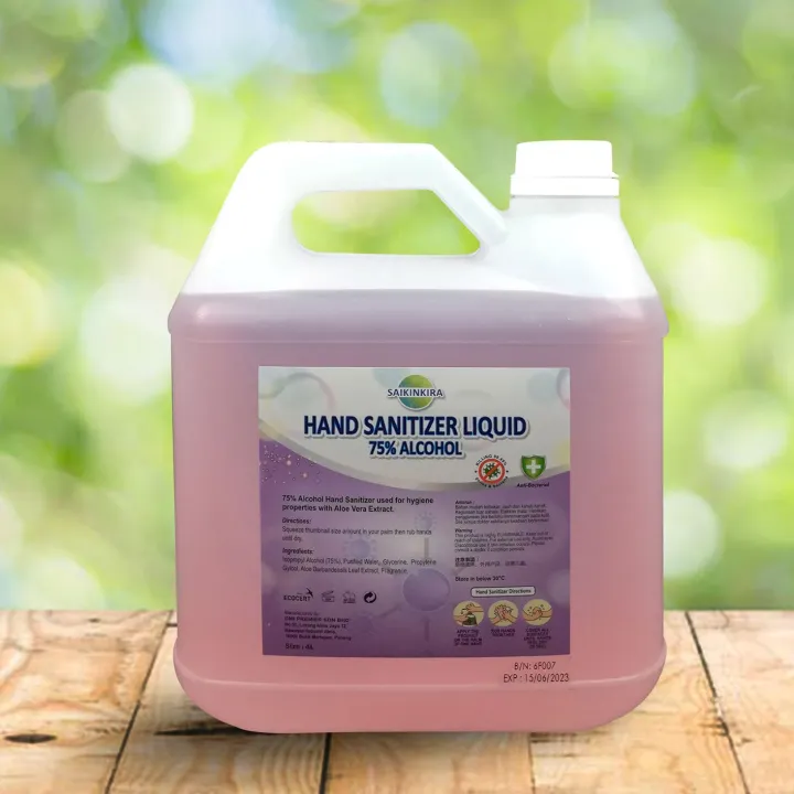 SAIKINKIRA Hand Sanitizer Liquid (75% Alcohol / Pink) Hand Protection  Disinfectant Solution | Lazada