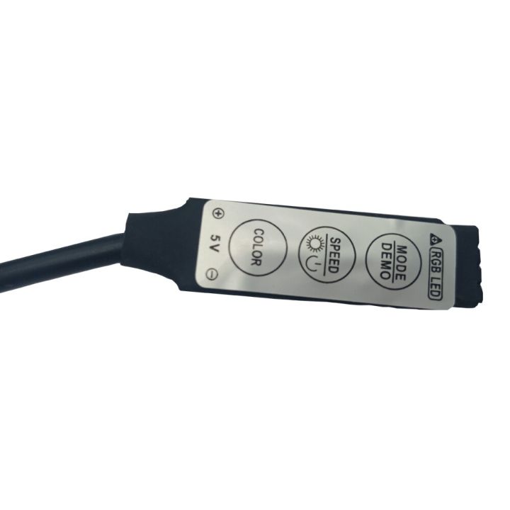 yingke-ตัวควบคุมแถบอาร์จีบี-usb-dc-5v-led-หรี่3คีย์4ข้อต่อหัวเข็มหมุดตัวเมียสำหรับนำแถบ-rgb-19โหมดไดนามิก