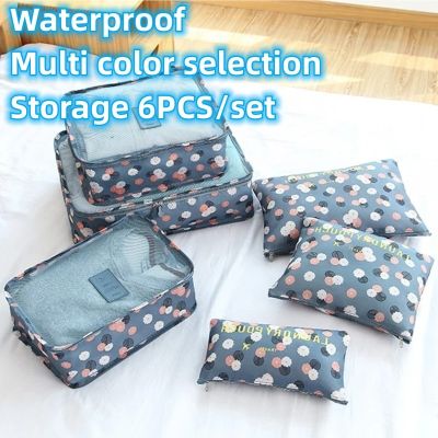【LZ】۞ﺴ  Embalagem portátil Cube Organizador Travel Storage Bag Bulk Acessórios Suprimentos Itens de Produto Small Business Atacado 6Pcs por conjunto