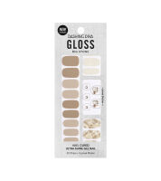 Dashing Diva แผ่นติดเล็บเจล สติ๊กเกอร์ติดเล็บ Gloss Gel Nail Strip Big Stone รุ่น GVP236B-GVP243B จำนวน 1 เซตมี 30 เล็บ