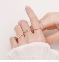 Korean Fashion Silver Color Zodiac Sign Rings for Women Shiny Crystal Zircon Opening Ring 12 Constellation Jewelry Birthday Gift