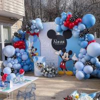 1Set Mickey Mouse Party Balloons Set Arch Garland Kit For Birthday Wedding Decoration Supplies Kids Gifts Baby Shower Globos Balloons