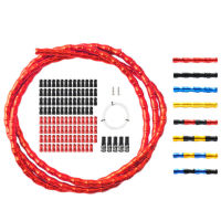 ชุดสายเบรคจักรยานยาว1.1เมตร,ชุดปลอกหุ้มอะลูมินัมอัลลอยชุดยกแรงสำหรับจักรยานถนนพับเสือภูเขา