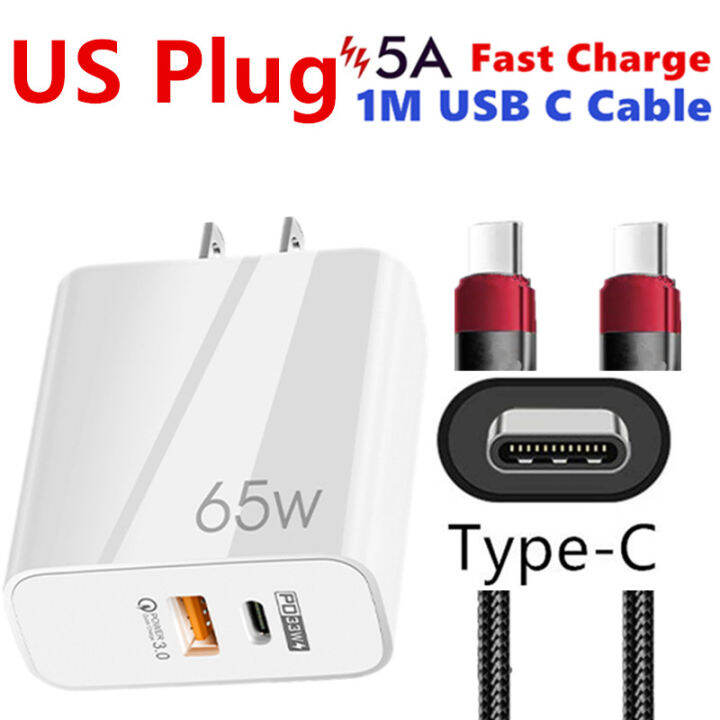 ซุปเปอร์ชาร์จ-usb-type-c-เคเบิ้ล-qc3-0-65วัตต์-pd-ชาร์จอย่างรวดเร็วสำหรับ-samsung-xiaomi-หัวเว่ยสากลชาร์จอย่างรวดเร็ว