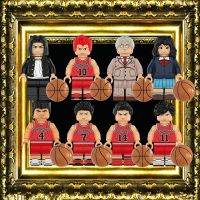 Sakuragi Hanamichi Kaede Rukawa Haruko Akagi ของขวัญวันเกิดการศึกษาของเล่นสำหรับเด็ก DIY อาคารบล็อก Minifigures อิฐภาพยนตร์