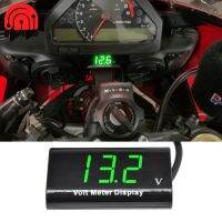 IPX6 Hijau DV 3V-18V LED Sepeda Motor Tegangan Display Digital Meter Tester Panel Tahan Air Voltmeter untuk Mobil motor Sepeda