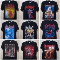 เสื้อยืด พิมพ์ลาย SEPULTURA CANNIBAL CORPSE Creator OBITUARY DISGORGE SOLSTICE DEICIDE DEVOURMENT DYING FETUS