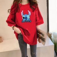 [AMYGO] 2023 M-5XL Loose Tshirt Women Baju T shirt Perempuan Lengan Pendek Plus Size Tops MurahWanita Clothes