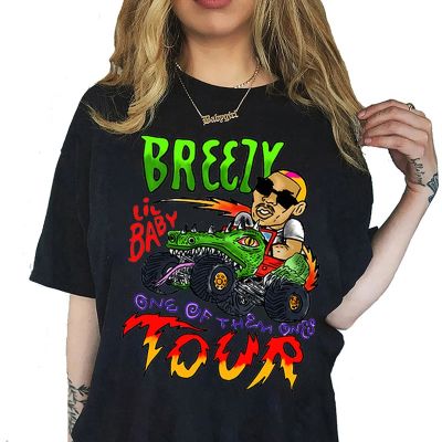 Chris Brown Breezy One of Them Ones Tour Men T-shirt Women Tees Hip-Hop Graphic Short Sleeve T Shirt Streetwear Y2k Clothes